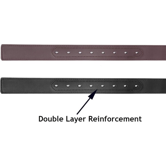 COPY - Men's Belt 56" Extra Long Belt with Tail Reinforced Strap for Casual Work - Picture 5 of 7